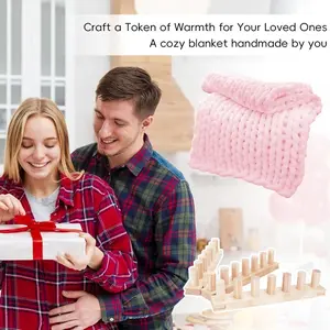 Handmade DIY solid wood knitting loom, 24-inch solid wood knitting loom, solid wood knitting loom