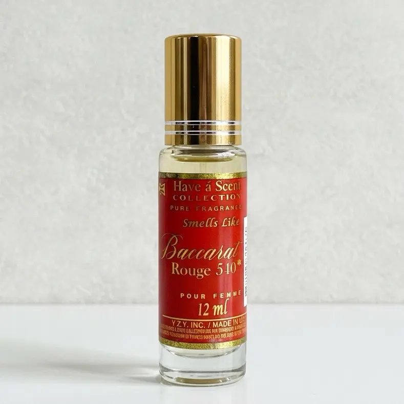 Baccarat Rouge 540 Perfume Oil, Fragrance Oil Roll-On 12ml Baccarat Rouge 540 Perfume Oil, Fragrance Oil Roll-On 12ml