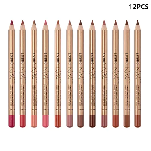 Lipliner Pencil Set, Lip Definer, Lip Product, Easy-Color Lipstick and One-Step Lip Makeup Kit, Long-Lasting All-Occasion Makeup, Holiday Gift