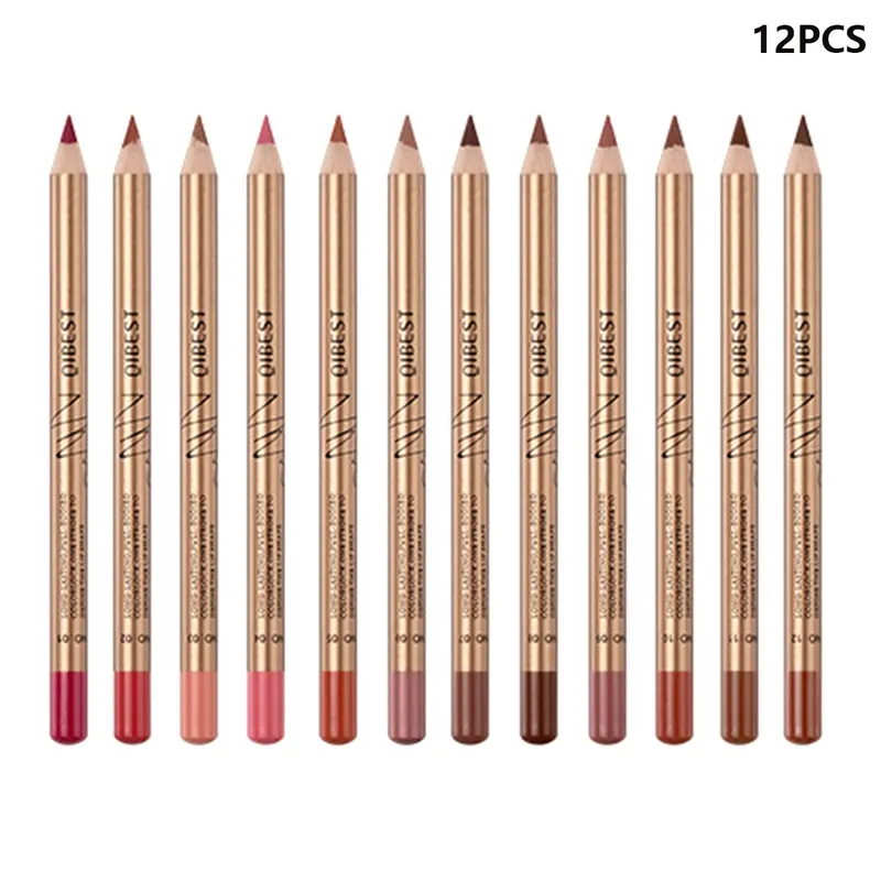 Lipliner Pencil Set, Lip Definer, Lip Product, Easy-Color Lipstick and One-Step Lip Makeup Kit, Long-Lasting All-Occasion Makeup, Holiday Gift