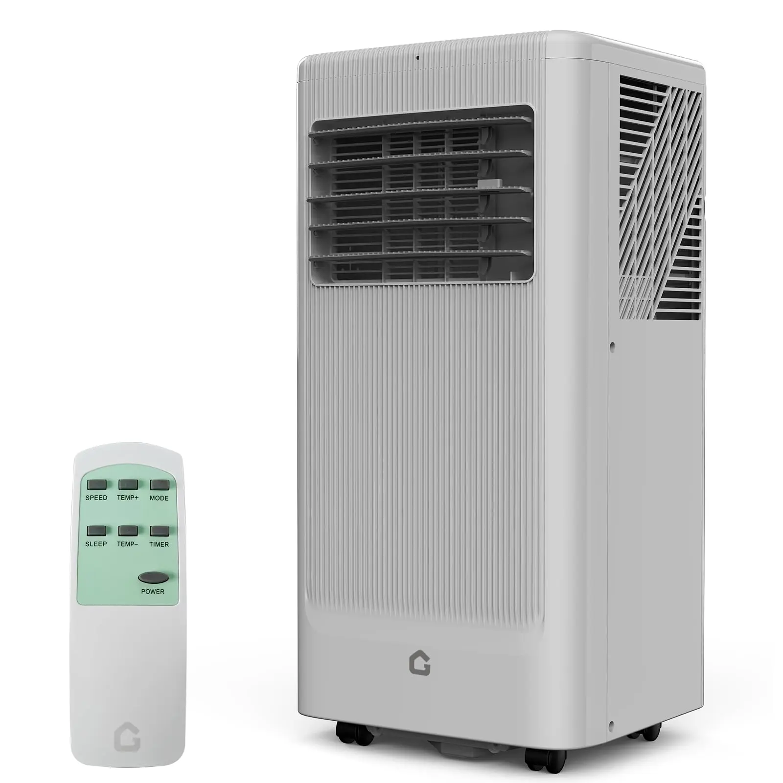 8000 BTU Portable Air Conditioners, 3-in-1 Cooling AC Portable Air Conditioner for Room with Sleep Mode, Ventless Floor Air Conditioner, 3 Speeds Fan & Dehumidifier, 24h Timer, Sleep Mode,Ideal for Bedrooms, Apartments, Home Offices