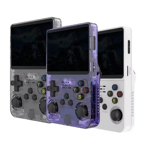 Upgraded 3.0 R36S Retro Video Handheld Game Console with LinuxSystem 3.5 in IPS Screen 3000mAh Battery 32G+64G TFCard Pre-installed Games for Christmas, Thanksgiving,Holiday Gift