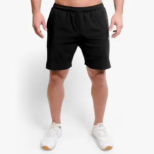 Everyday Shorts Soft Athletic Menswear Fabric Hem Pockets Print Reflective Polyester Spandex Stretch Underwear Stretch Underwear Beige Plain Tropical