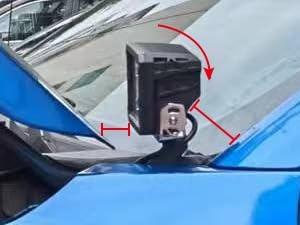 Nilight Ditch Light Bracket Hood Mount Brackets for Front A-Pillar Auxiliary Offroad LED Pod Lights Work Lighting on F150 Raptor 2017-2023 F-150 2015-2023