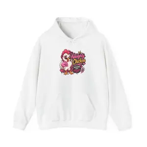 Naughty Chicken Graphic Hoodie | QR Code Back Print