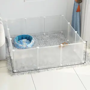 Pet Cage, 1 Set Pet Cage with Accessories, Indoor Pet Fence, Small Dog Cage, Pet Supplies for Dog & Cat, Dog & Cat Furniture