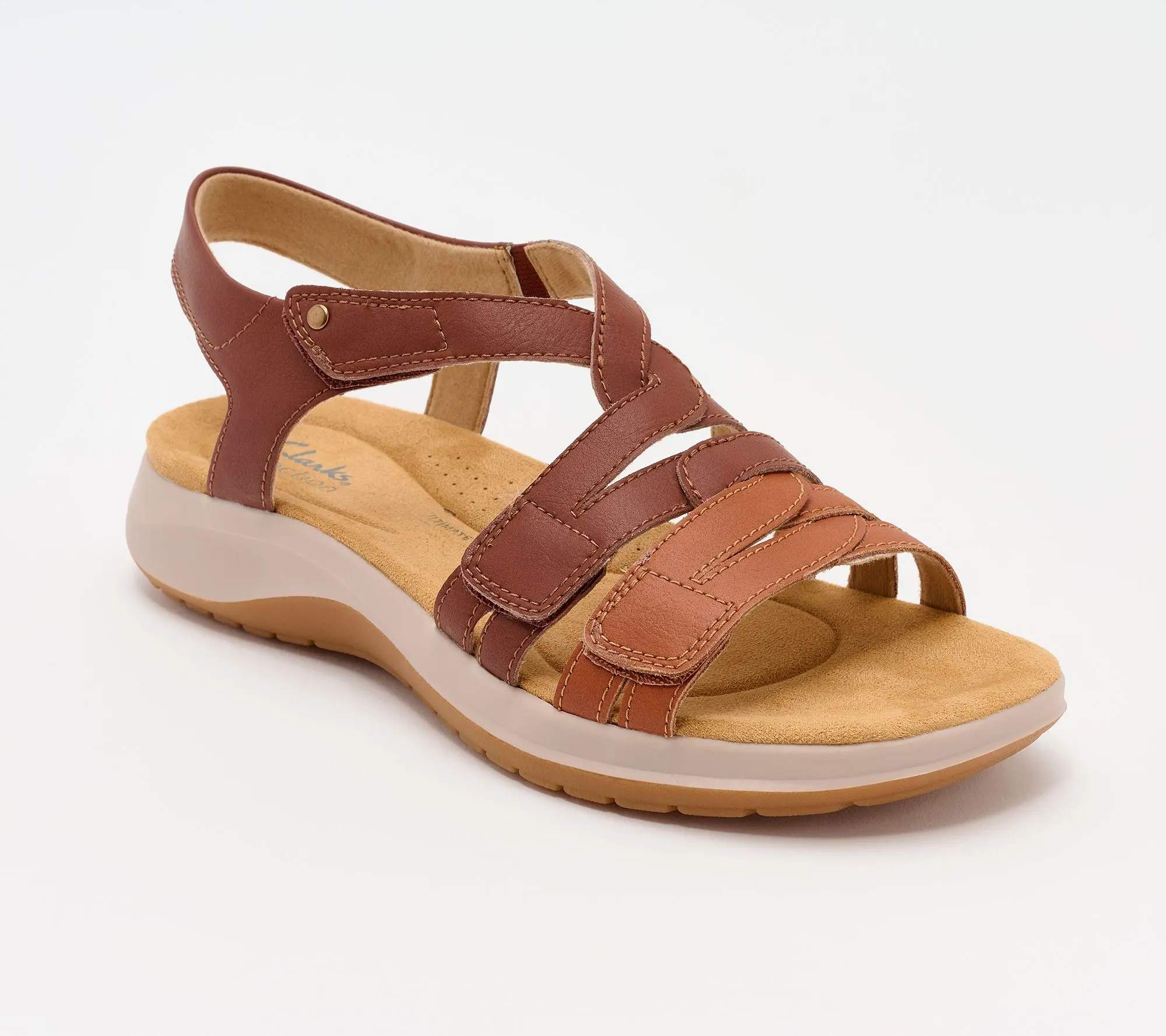 Clarks Collection Leather Sandals -Maelynn Paige
