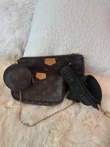 Pre-owned Louis Vuitton Calfskin Shoulder Bags MULTI POCHETTE ACCESSORIES