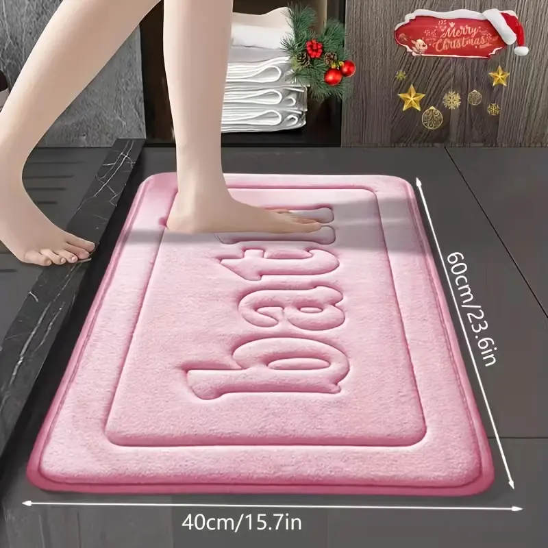 Bathroom Floor Mat, Non-Slip Absorbent Home Bathroom Supply