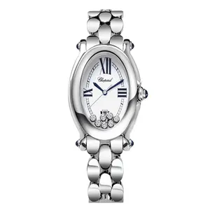 Chopard Happy Sport Oval 29.7x32.5mm Stainless Steel with 7 Floating Diamonds (Ref. 278937) WHP041822