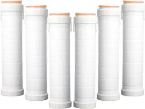 Shower Head Filters for High Pressure Shower Head, 6 PCS PP-Cotton Filter Cartridge for Hard Water Soften Hard Water, Handheld Shower Head Replacement Filters