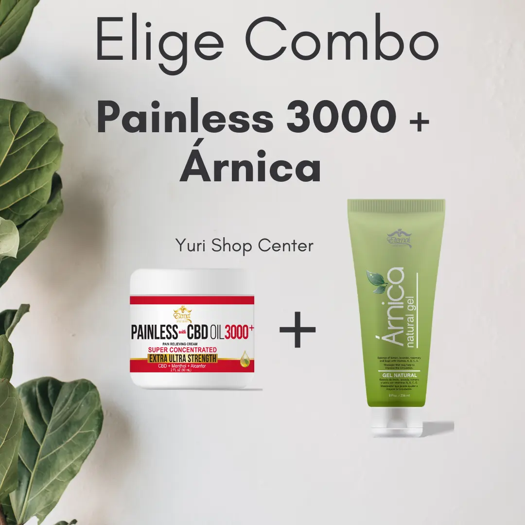 Combo Painless cream + Arnica con mentol Deep Muscle Balm Therapeutic
