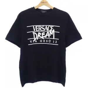 Pre-owned VERSACE Cotton Small Leather Goods TShirt