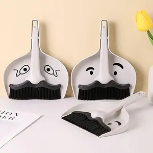 Mini Desktop Broom and Dustpan Set, Small Two-Piece Keyboard Cleaning Brush, Compact Desk Organizer, Ideal for Home Office Use, Home Care Supplies, Household Cleaning Tool, Home Cleaning Products