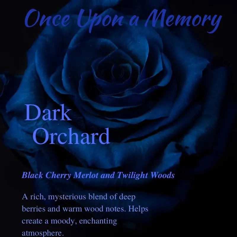 Dark Orchard Candle (Inspired by Black Cherry Merlot + Twilight Woods).