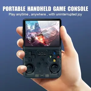 R36s Handheld Game Console, 3.5-Inch IPS Screen, Portable Pocket Device, Lightweight, Fashionable Gaming, High-Quality Display