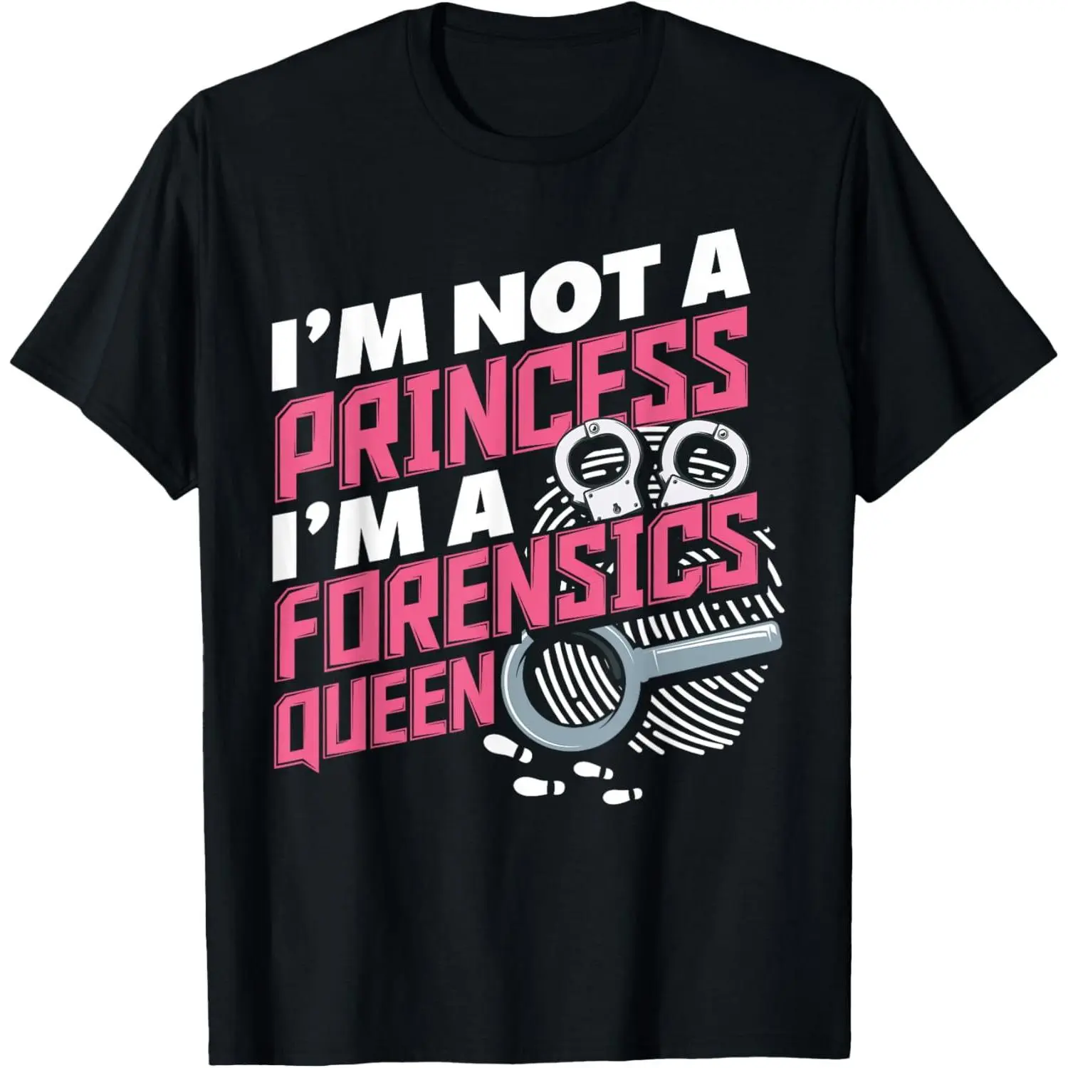 100% Cotton Women Funny Forensics Science Criminology Student T-Shirt