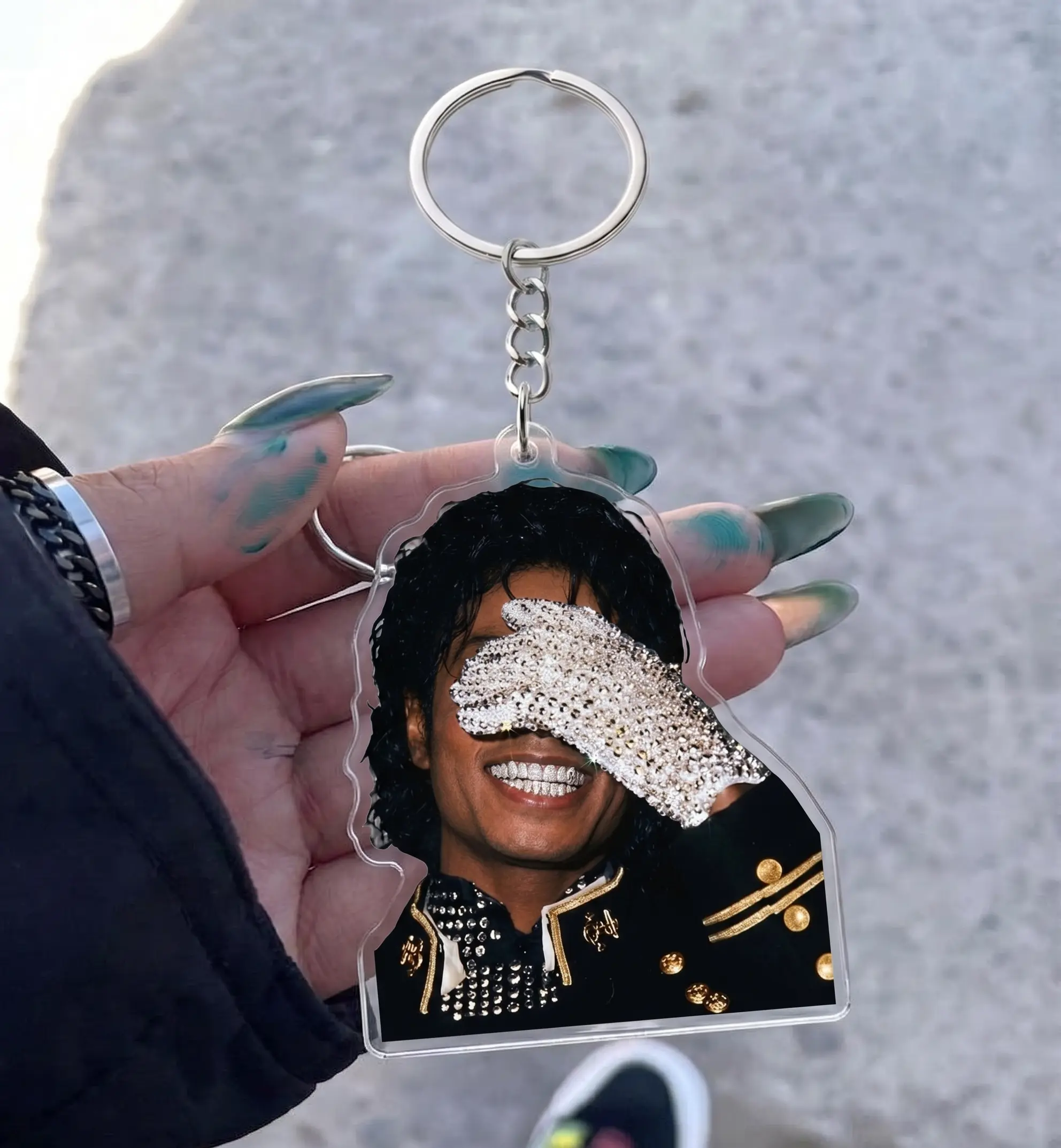 Michael Jackson ONE キーホルダー&エナメルピンセット Michael