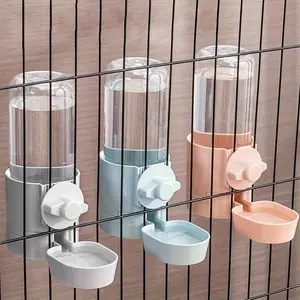 1Pc automatic dispensing pet feeder, hanging water bottle and bird feeding container, thermoplastic polyester bird cage feeding accessories, Bird Feeder Station