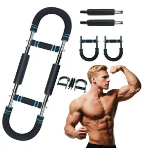 Adjustable Arm & Chest Trainer - Portable Spring Resistance Equipment for Men, Shoulder Muscle Training, Home Fitness Gear, SummerVibes FathersDayGift
