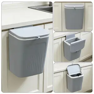 with Lid, 3.2 Gallon Compost Bin for Counter Top, Sink or Wall, Small Garbage Can for Cupboard//Bedroom/RV