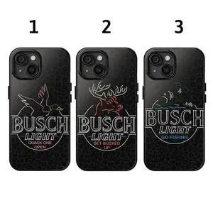 Busch Light Hunting Tough Phone Case, Shockproof Drop Protection for Outdoor Enthusiasts. Get Bucked Up & Quack One Open Design Heavy Duty Protective Cover for iPhone 11 12 13 14 15 16 17 Pro Max Plus