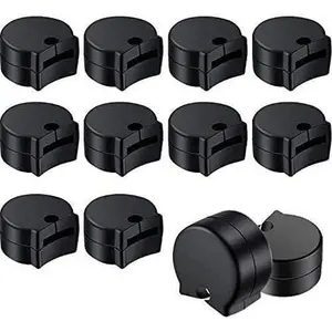 12 Pack Rubber Clarinet Thumb Rest Cushion Protector Fit for  Clarinet, Black