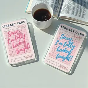 Sorry I'm Booked Tonight Kindle Phone Grip Library Card Magnetic Kindle Holder Kindle Accessories Bookish Merch Gift for Book Lover