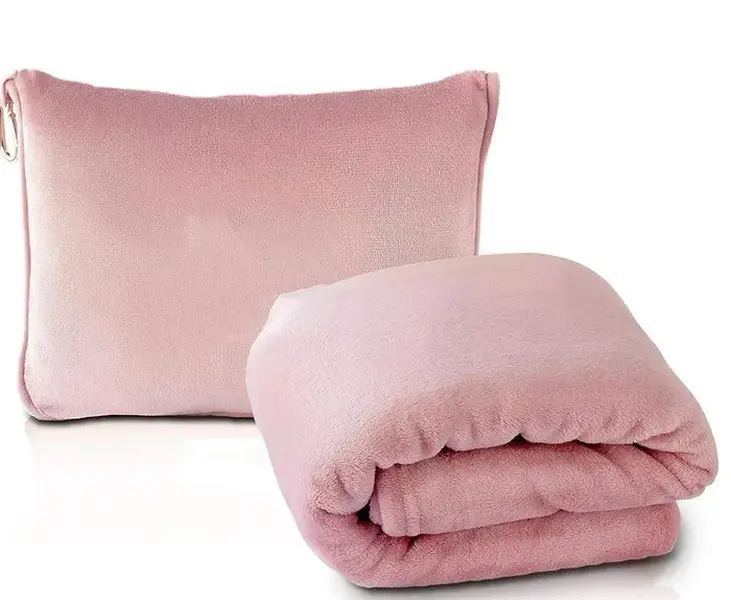 2-in-1 Car Travel Pillow Blanket