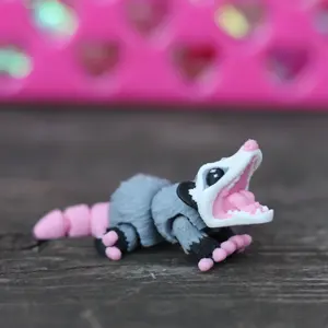 Mini 3D Printed Articulated Animal Figurines