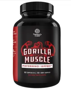 Extra Strength Testosterone Booster for Men - Natural Supplement for Men with Horny Goat Weed Maca Root Tongkat Ali and Saw Palmetto Extract for Muscle Enlargement Stamina and Strength - 60 Count