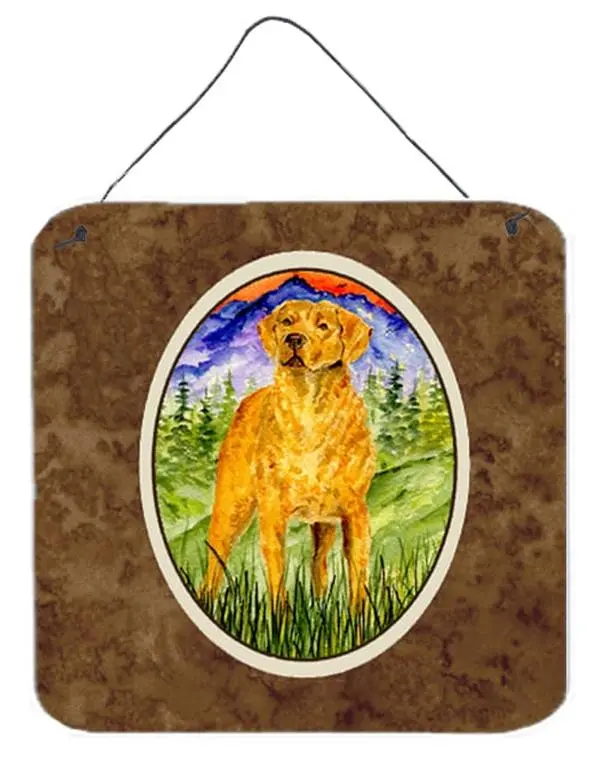Carolines Treasures SS8449DS66 6 x 6 in. Chesapeake Bay Retriever Aluminium Metal Wall or Door Hanging Prints