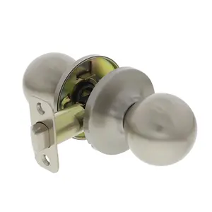 WorldWide Sales Online Passage Door Lock Ball Knob Satin Nickel Finish – Door Locks, import_2021_10_29_212114