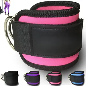 Ankle Strap(Pair) for  Machine, Ankle Cuff for Kickbacks,  Extensions, Lower  Exercises, Glute Workouts, Booty  Abductors Exercise, for Home & Gym