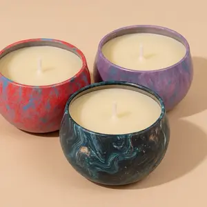 3 Candle Decor - Premium Scented Candles for Home Ambiance - Black Cardamom, Moon Child, Cashmere, Citron & Mandarin, Clean Cotton, High Tide, Gardenia - 5x5x7 Inch, 8oz