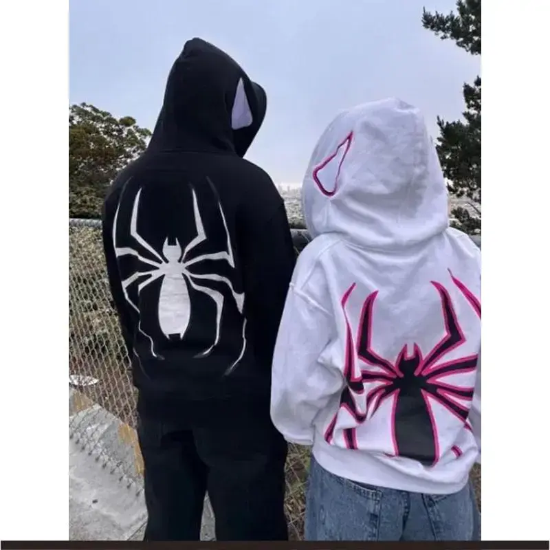 black and white sp5der hoodie tag - TikTok Shop