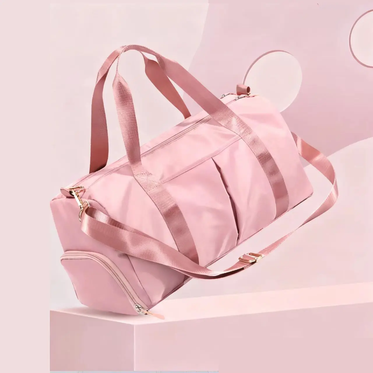 Unisex Waterproof Gym Bag, Casual Sports Bag with Shoe Compartment and Wet-Dry Separation, Ideal for Training, Swimming, Yoga and Weekend Travel