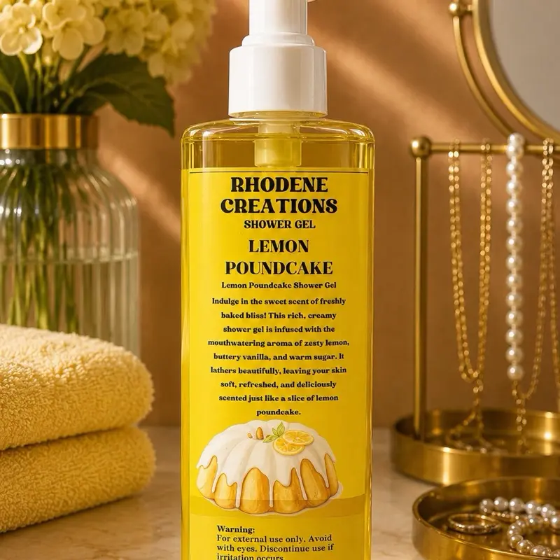 Lemon Pound cake shower gel
