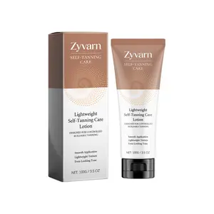 Zyvarn 2-in-1 Bronzer & Moisturizer – Buildable Golden Tan Without Orange Tones – Non-Greasy, Fast-Absorbing Body Lotion