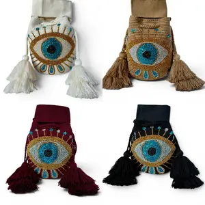 Evil eye bag Wayuu medium