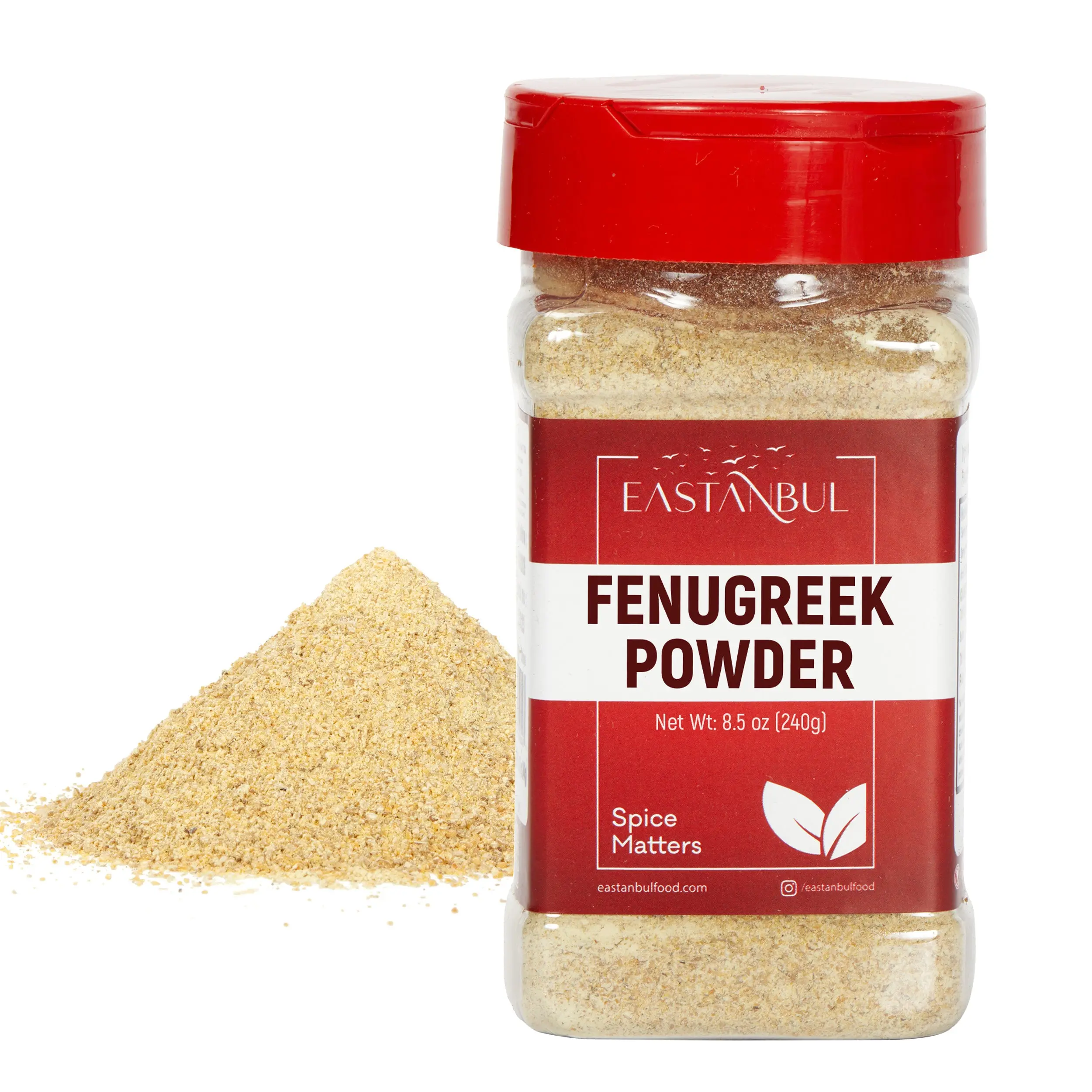 Eastanbul Fenugreek Powder, Fenugreek Powder For Hair Growth, Vegan, 8.5oz Thicker Stronger Hair Strengthens Hair