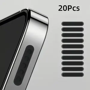 20-Pack and Silver Nylon Speaker Dust Covers, Easy Install, No Battery Needed, Enhances Sound Quality, Flexible Protective Mesh