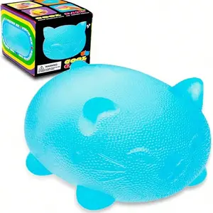 Maltose Cool Cat Sensory Squeeze Toy, Stress Relief Toy, Gift Box Filler, Birthday Present, Classroom Prize, Christmas Stocking Stuffer