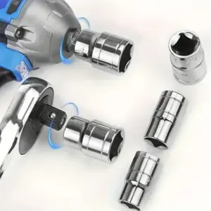 Bestseller Cordless Impact Wrench Set (1/2 Inch Drive Head with 8mm-19mm Sockets), Electric Tool System for Car Repair & Tire Replacement