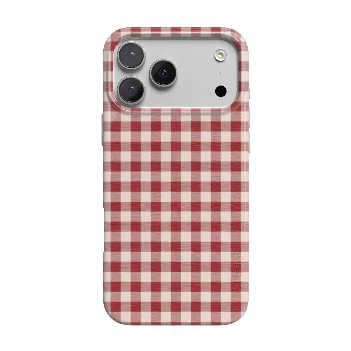 Casely iPhone 17 Pro Case | Sweet Jam | Red Gingham | Compatible with MagSafe | Classic Ultra Thin Design