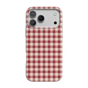 Casely iPhone 17 Pro Max Case | Sweet Jam | Red Gingham | Compatible with MagSafe | Classic Ultra Thin Design