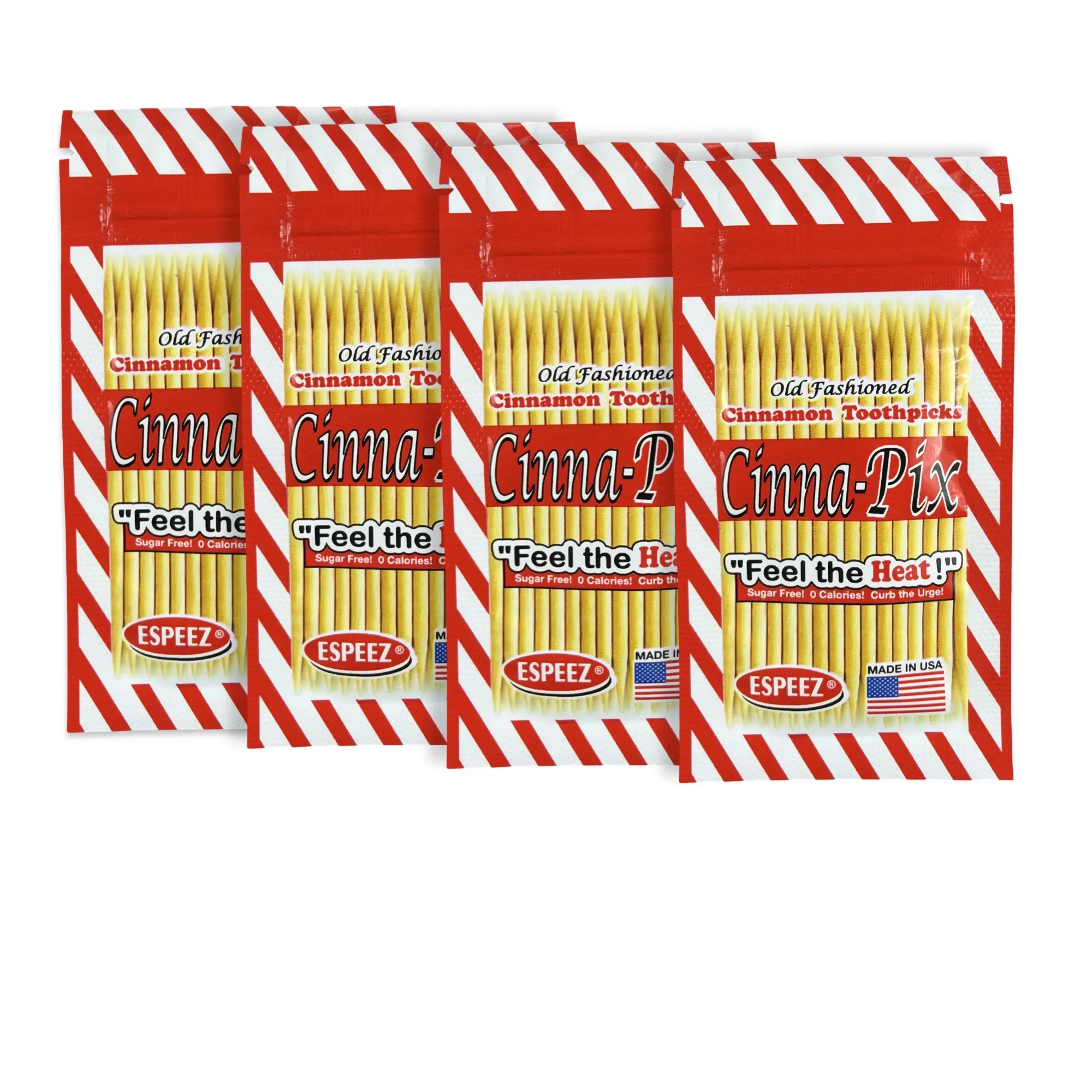 Old Fashioned Cinna-Pix Cinnamon Toothpicks, ~15 Count, 4 Packets Old Fashioned Cinna-Pix Cinnamon Toothpicks, ~15 Count, 4 Packets