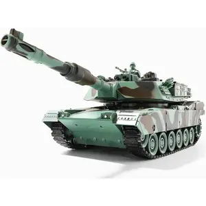 US M1A2 Abrams Remote Control Tank Toy, 1:28 Scale 2.4GHz Military Vehicles with Realistic Sounds, Army Toys for Boys Kids & Adults