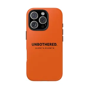 UNBOTHERED coordinates phone case | Tough Phone Case, orange | Fitters