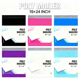 PM #7 19x24 Various Colors Quantity Poly Mailers Shipping Mailing Packaging Plastic Envelope Self Sealing Bags